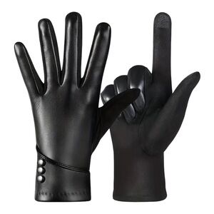 Classic Form Fitting Leather Gloves